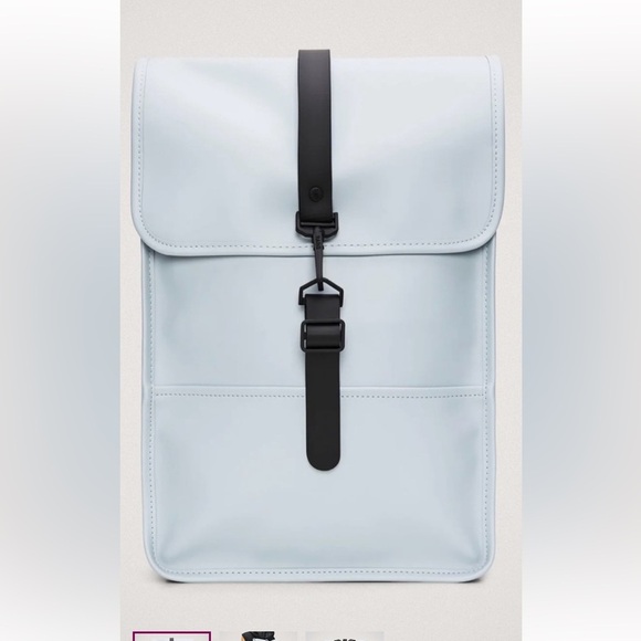 Rains Sky blue waterproof backpack - Picture 3 of 3